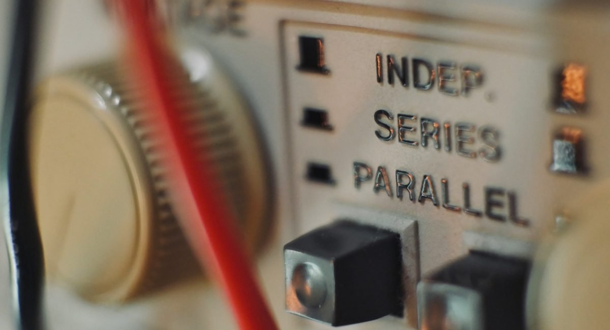 Labeled residential electrical panel showing main breaker and branch circuits